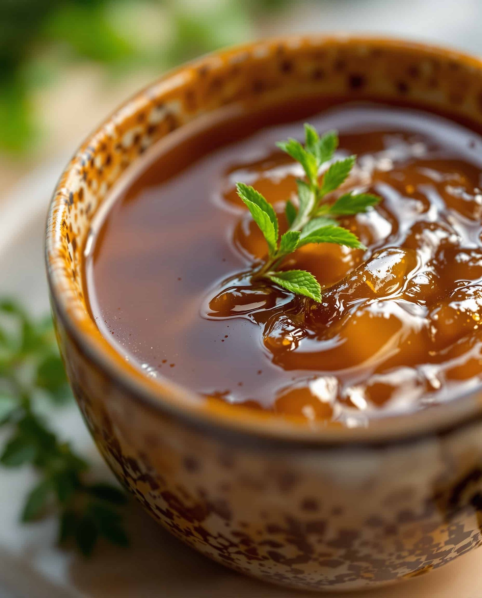 Close-up of dore-ambre grass-fed gelatin, a Dr. Gundry recipe.