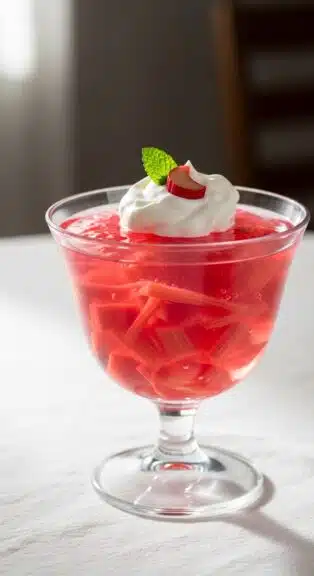 rhubarb gelatin featured image