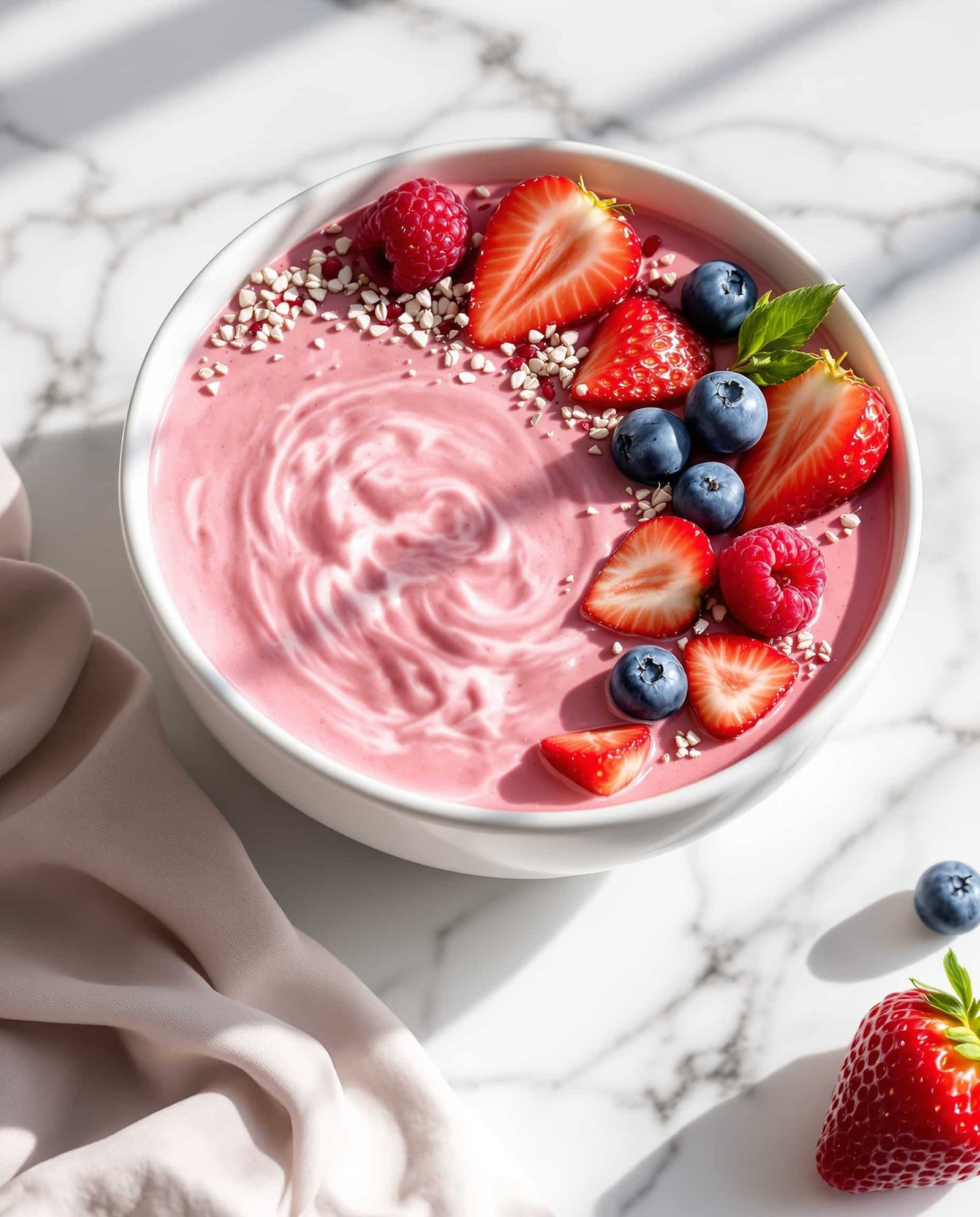 strawberry collagen smoothie weight loss hero