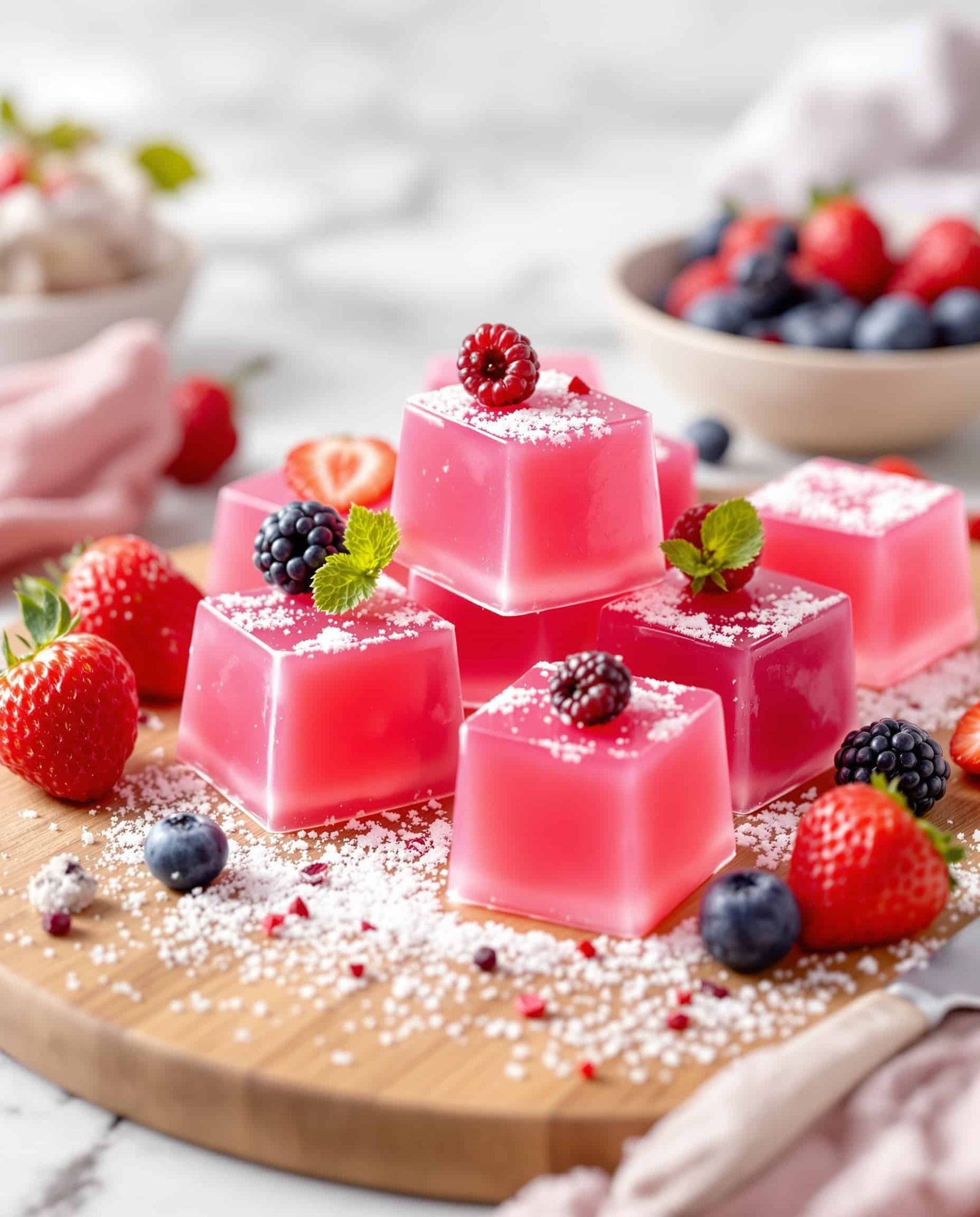 strawberry lemon gelatin trick cubes weight loss hero