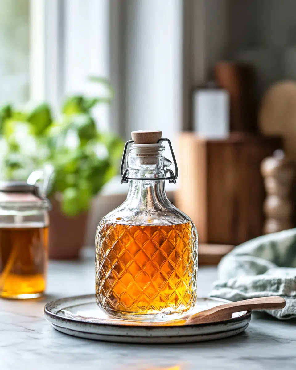 Close-up of ACV drink texture