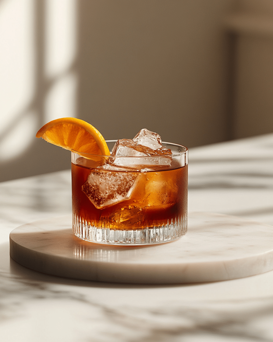 Close up of adrenal cocktail ingredients