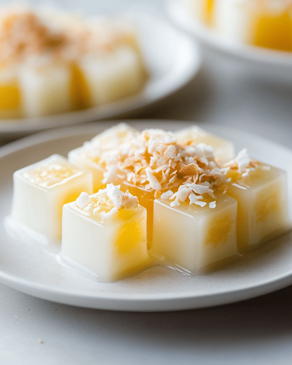 bariatric pineapple coconut gelatin recipe hero