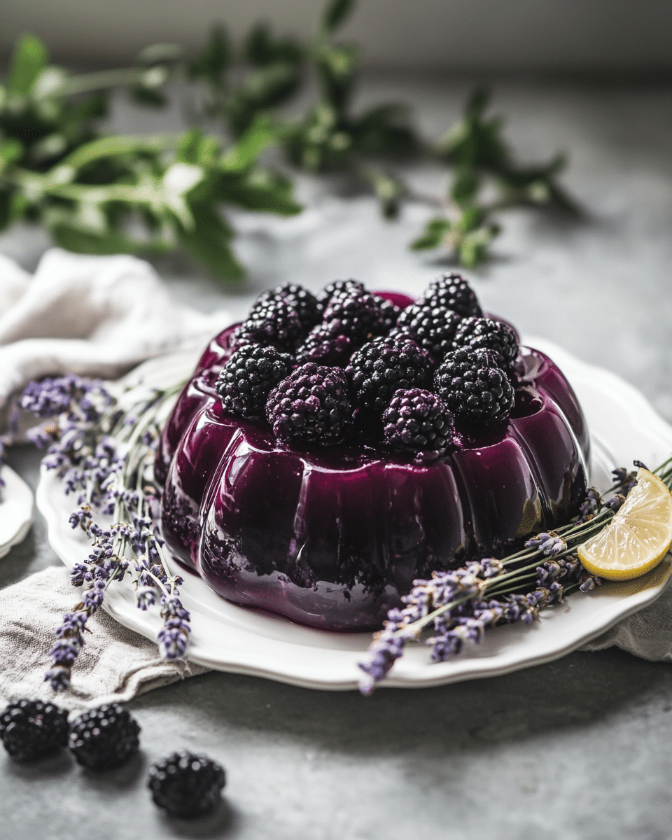 Close-up of jello mold texture