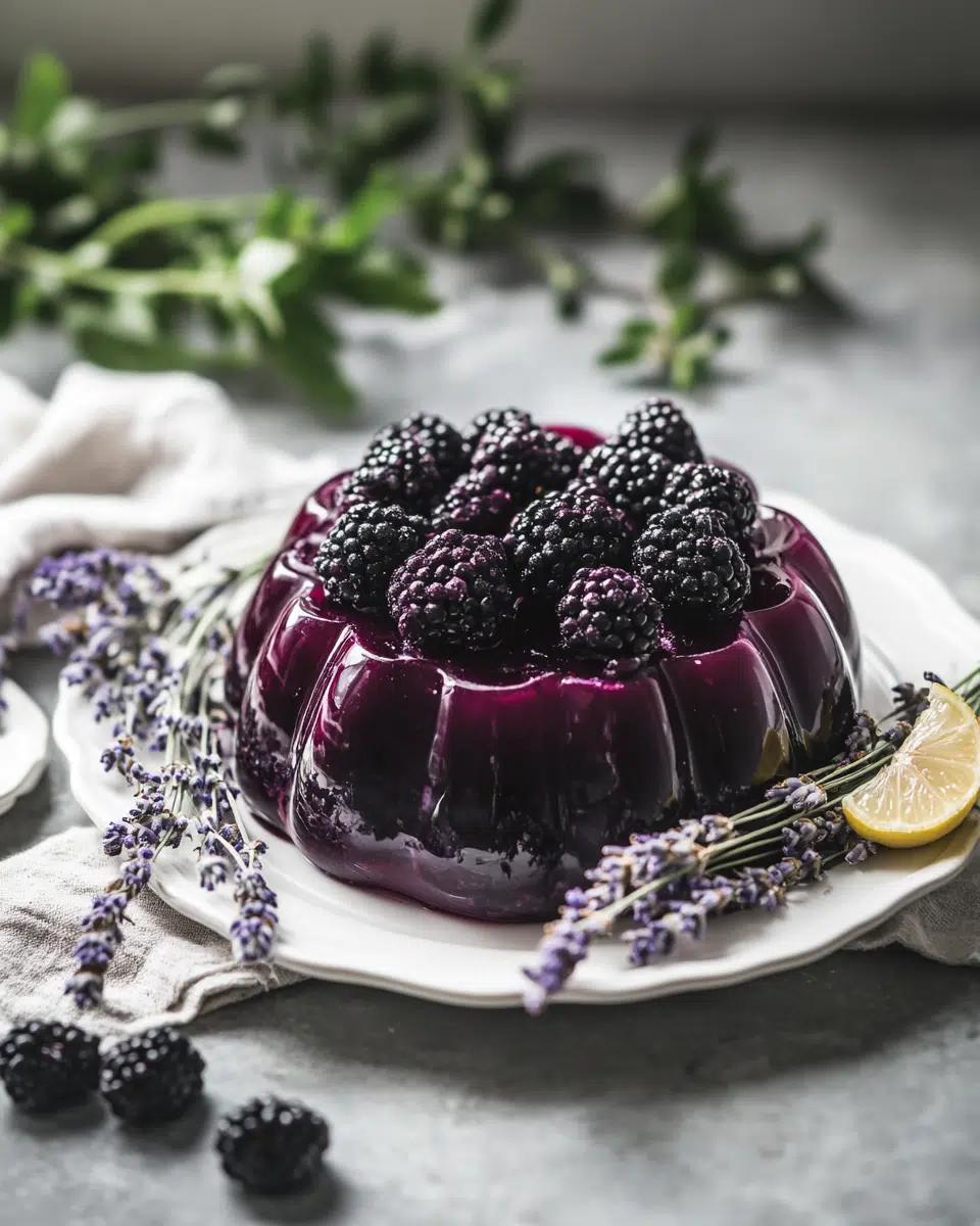 Close-up of jello mold texture