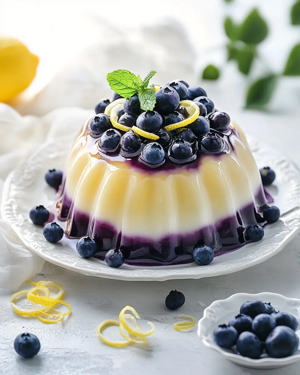 blueberry lemon jello mold hero