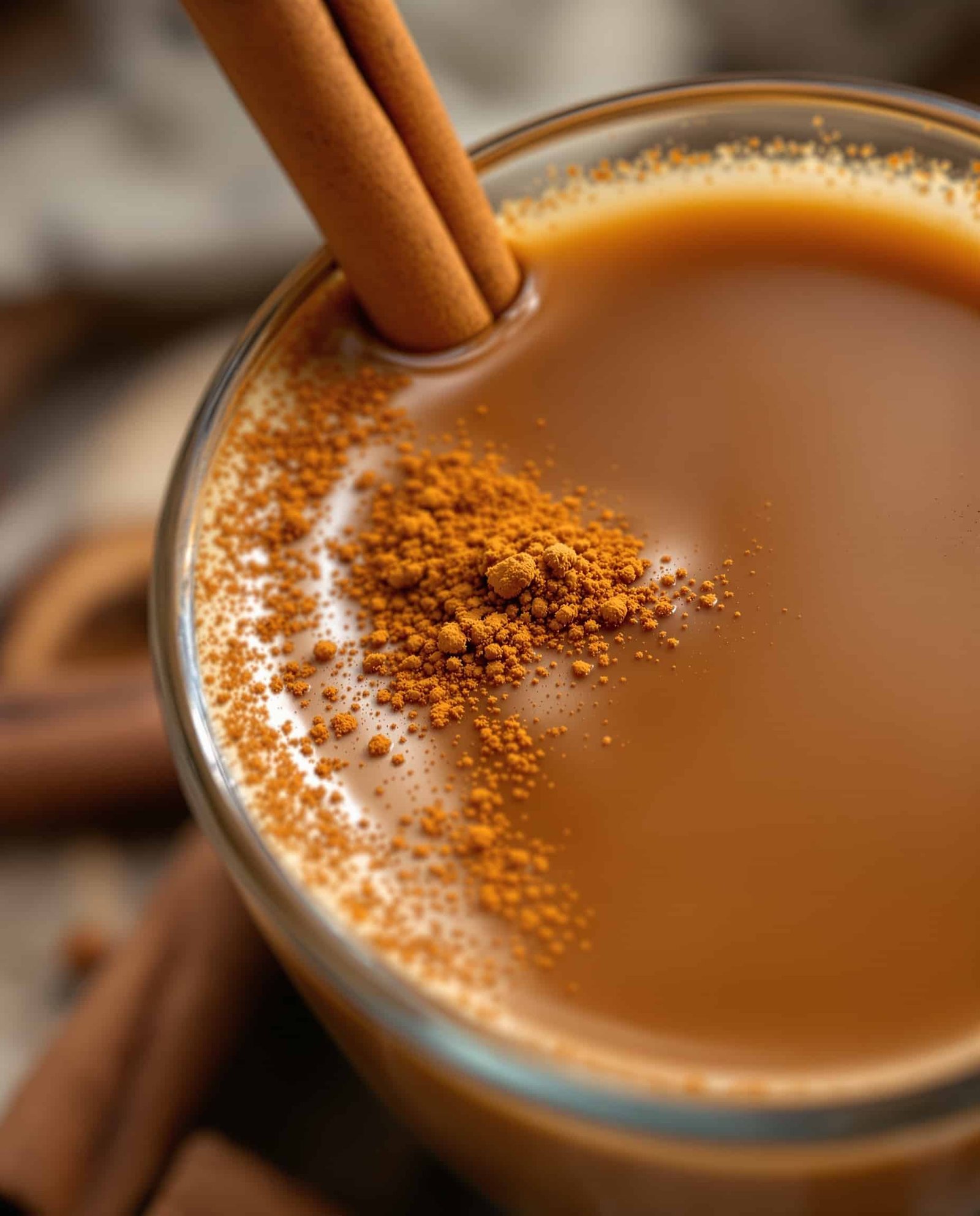 Close-up of ambre-doré cortisol belly fat drink with ashwagandha.