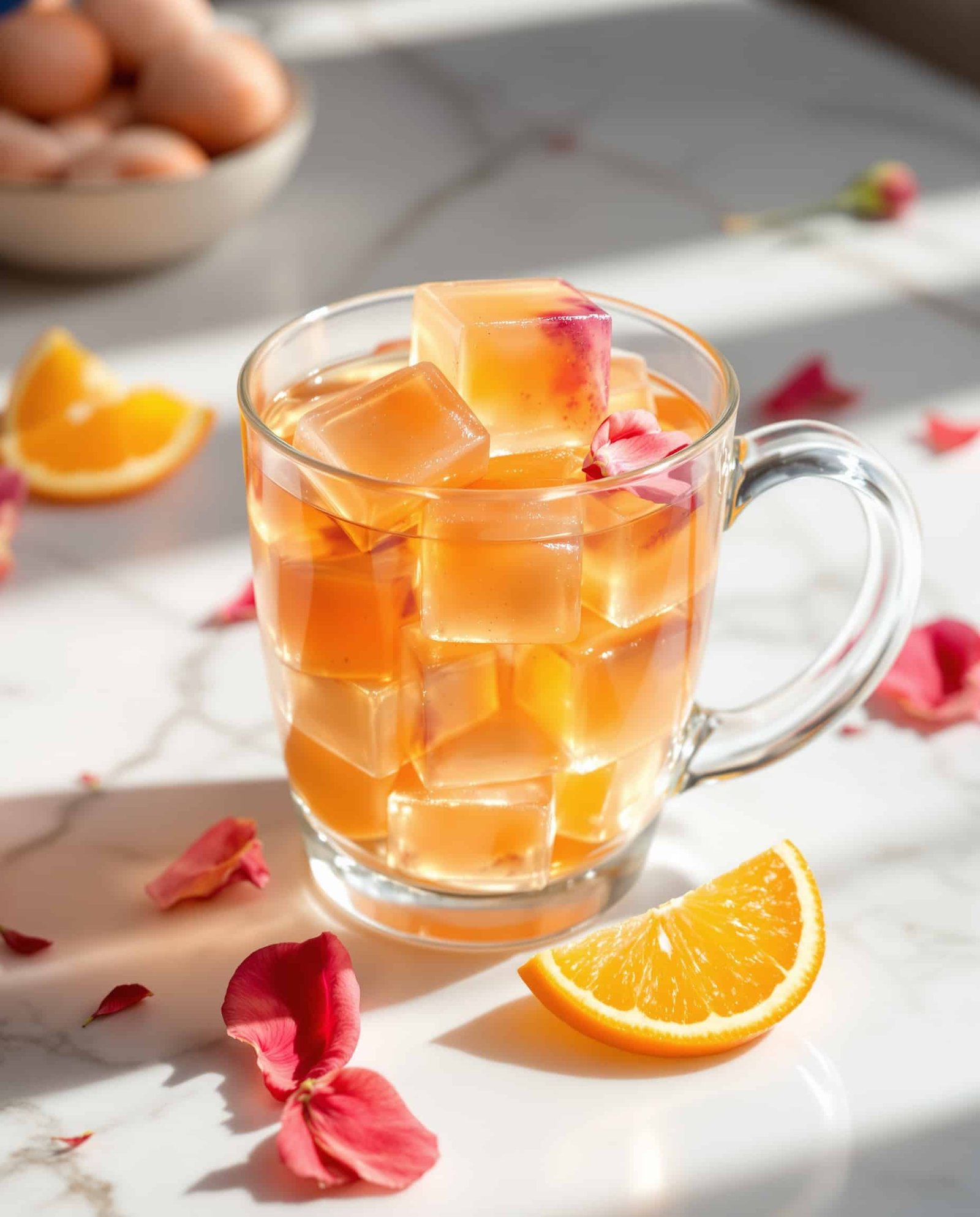 gelatin trick fat burning recipe orange rose morning boost hero