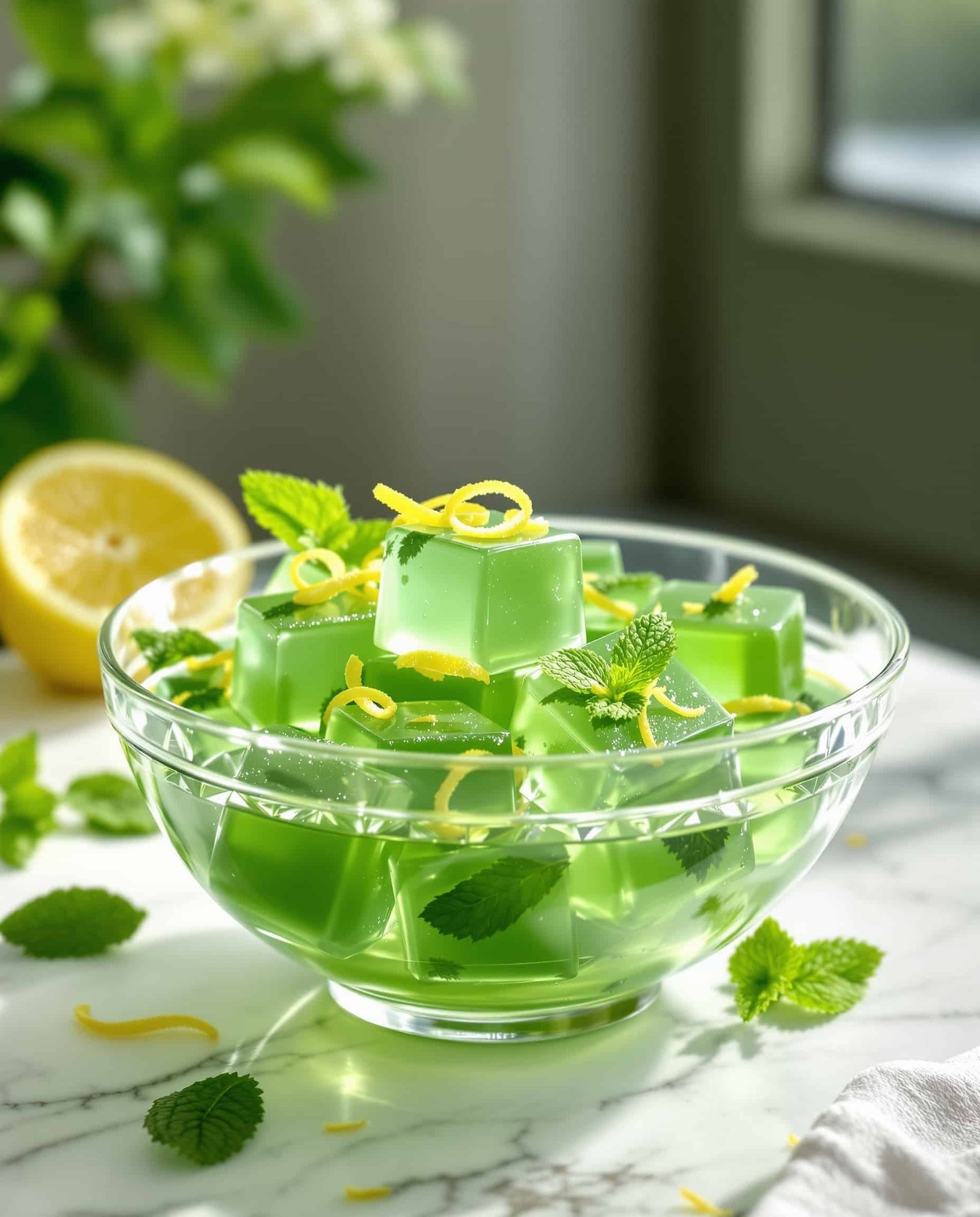 green tea detox gelatin cubes hero