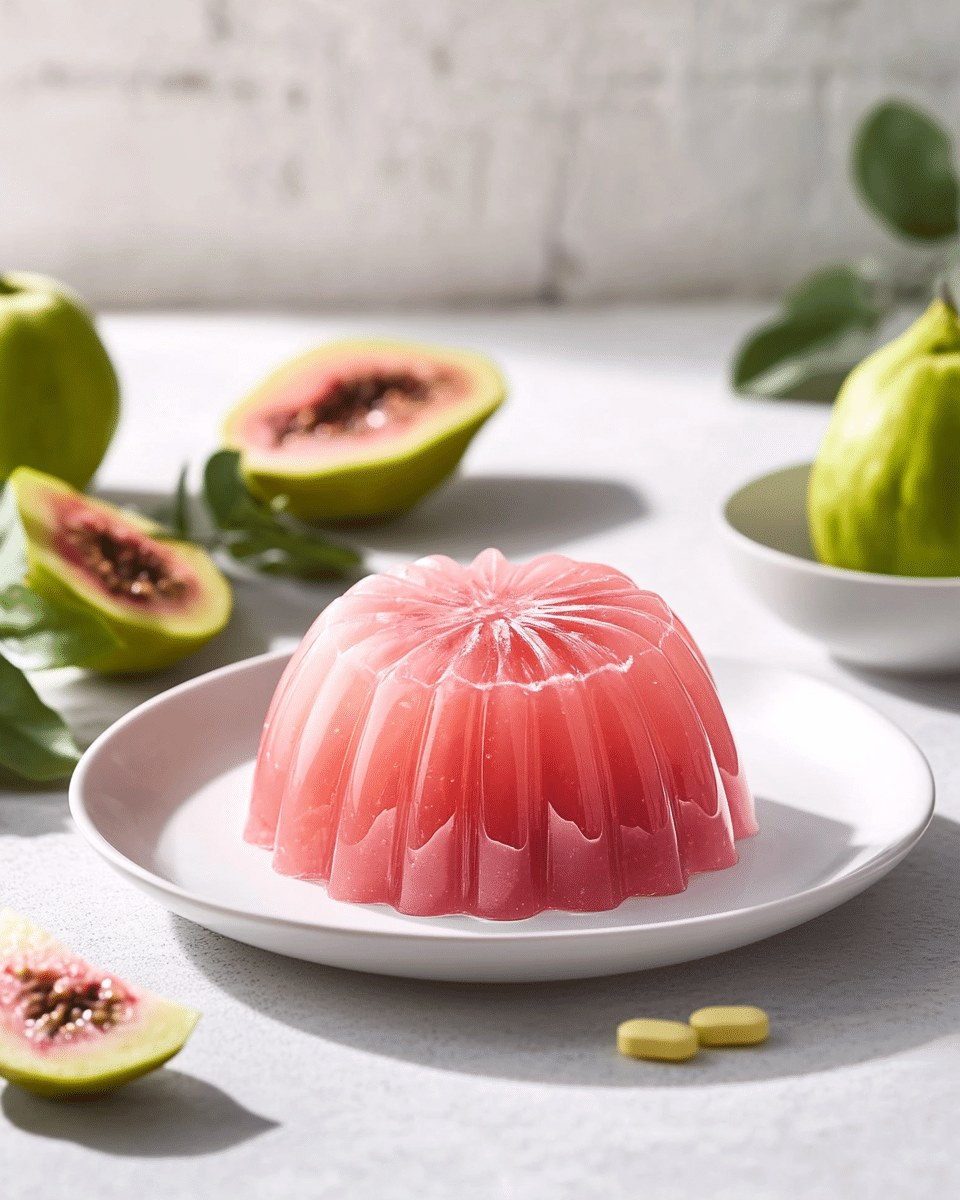 Close-up of Guava Jelly Roll