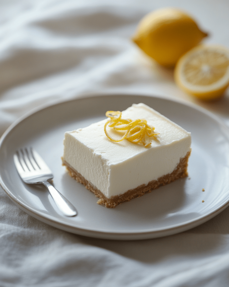 Close-up of cheesecake texture