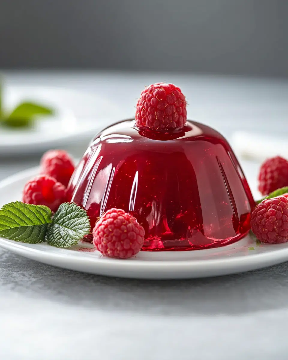 Close-up of Gelatin Texture