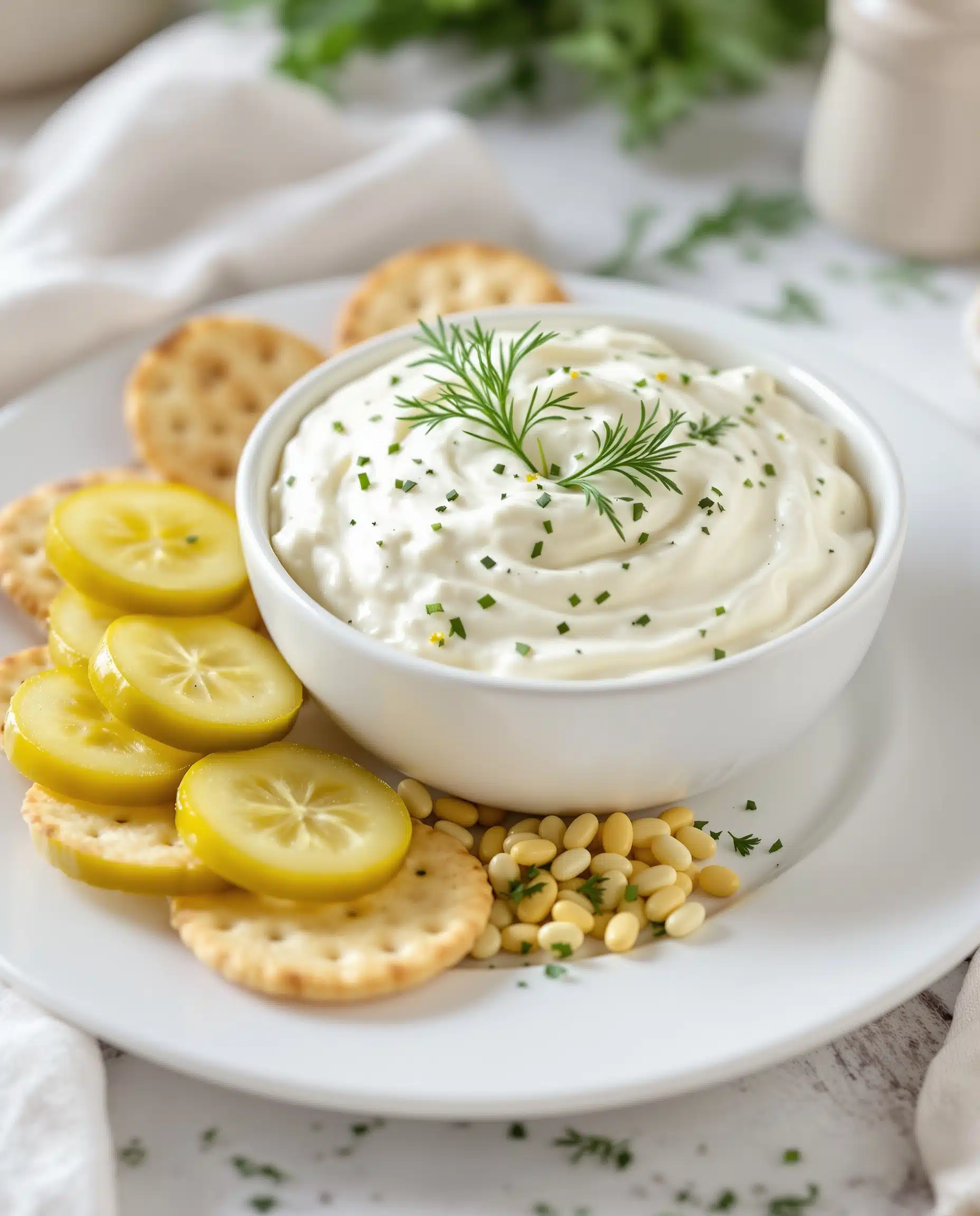 pickle dip cream cheese yogurt hero 1