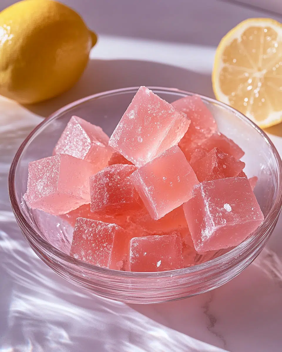 Close up of gelatin texture