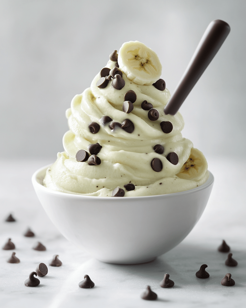 Close-up of protein ice cream texture