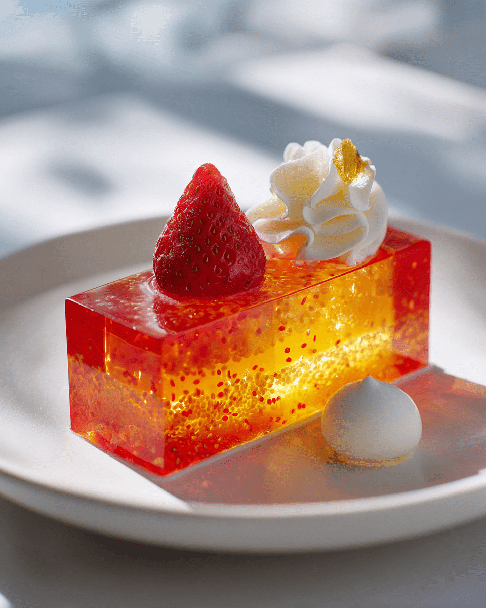 chia seed pineapple gelatin hero