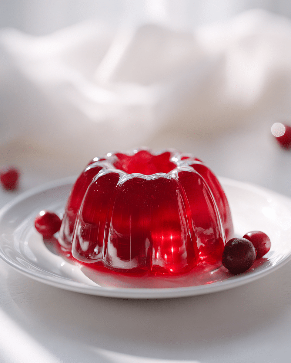 cranberry kumquat gelatin meal prep hero
