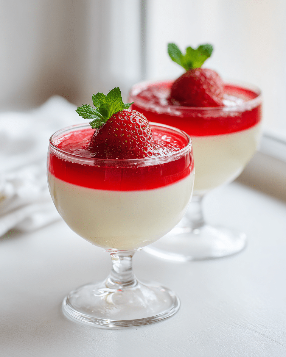 Close-up of raspberry gelatin texture