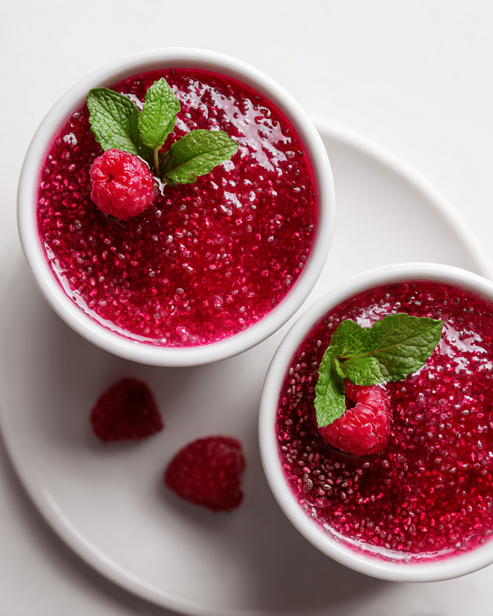Close-up of Raspberry Gelatin