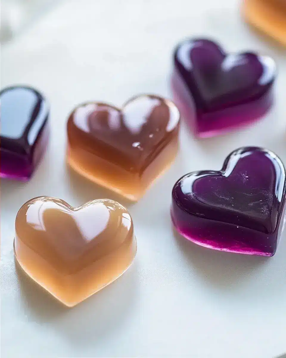 Close-up of keto jello texture