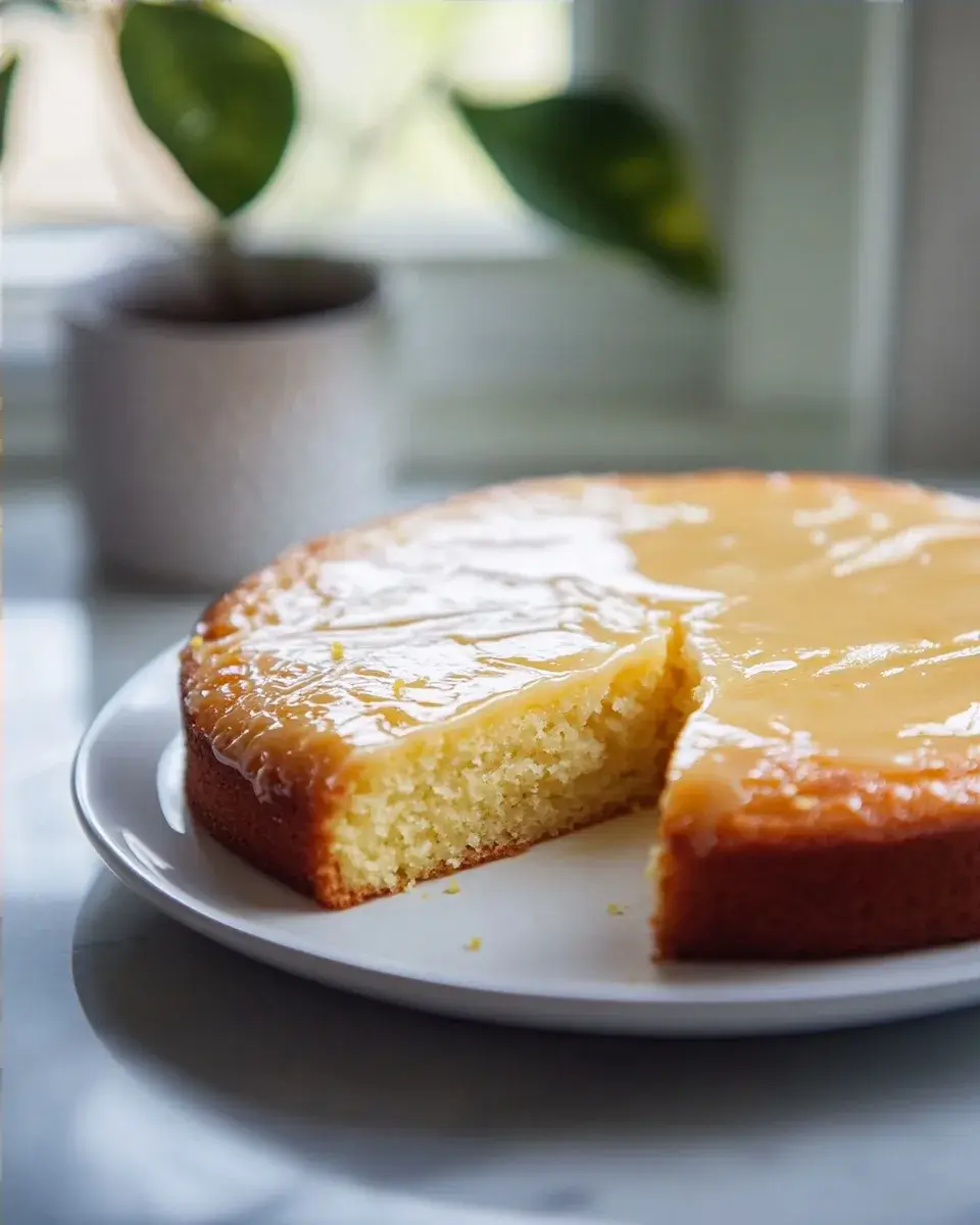 gluten free lemon cake hero