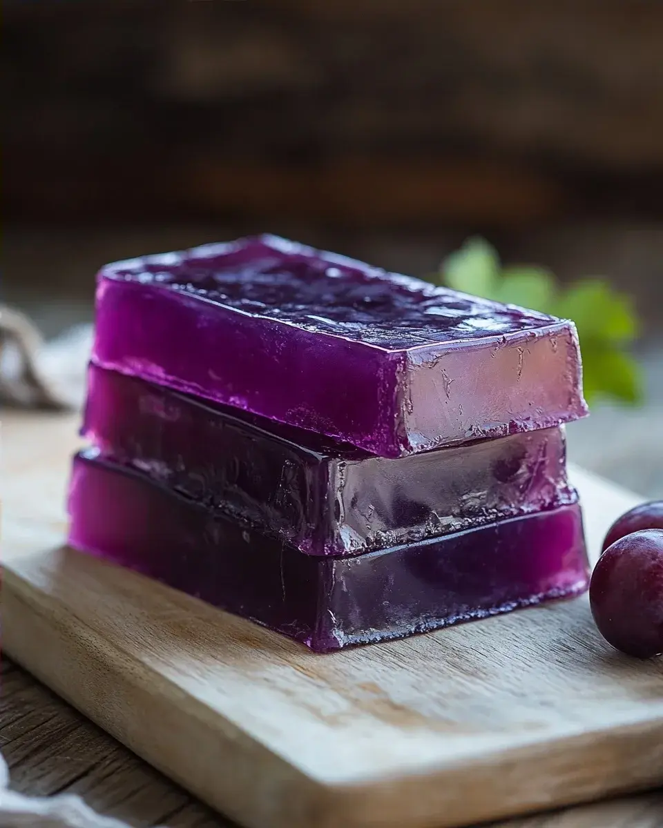 Close-up of a Grape Jelly Meatball