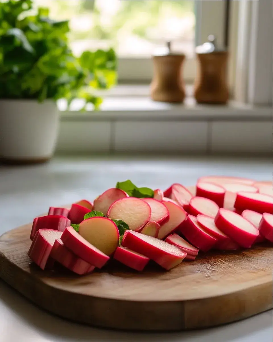 healthy rhubarb recipes hero