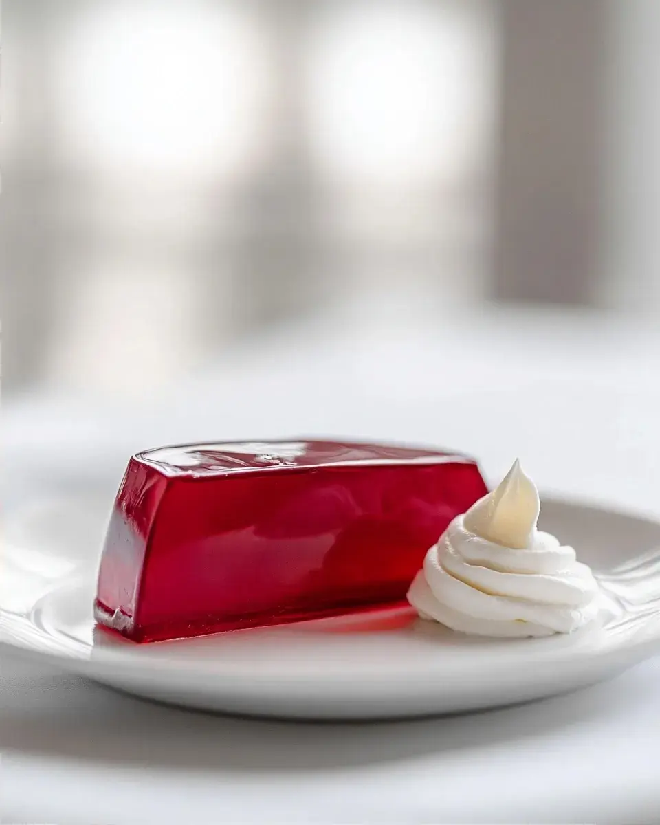 Close up of Jello Salad