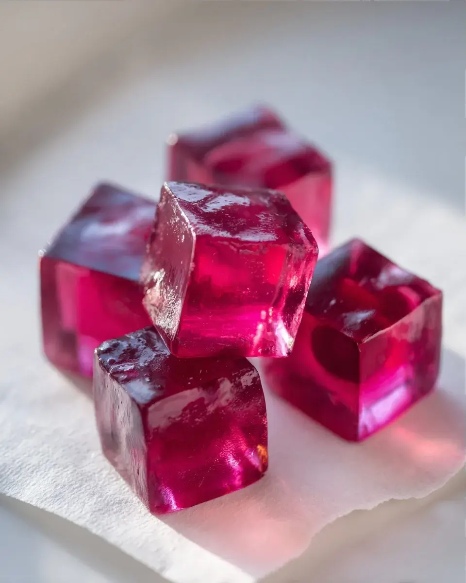 Close-up of Jello texture