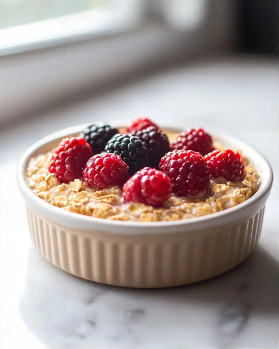 protein baked oats recipes hero